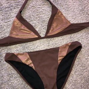 Victoria’s Secret brown and bronze bikini